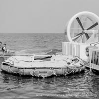 AP1-88 hovercraft with SAS undergoing lifeboat trials